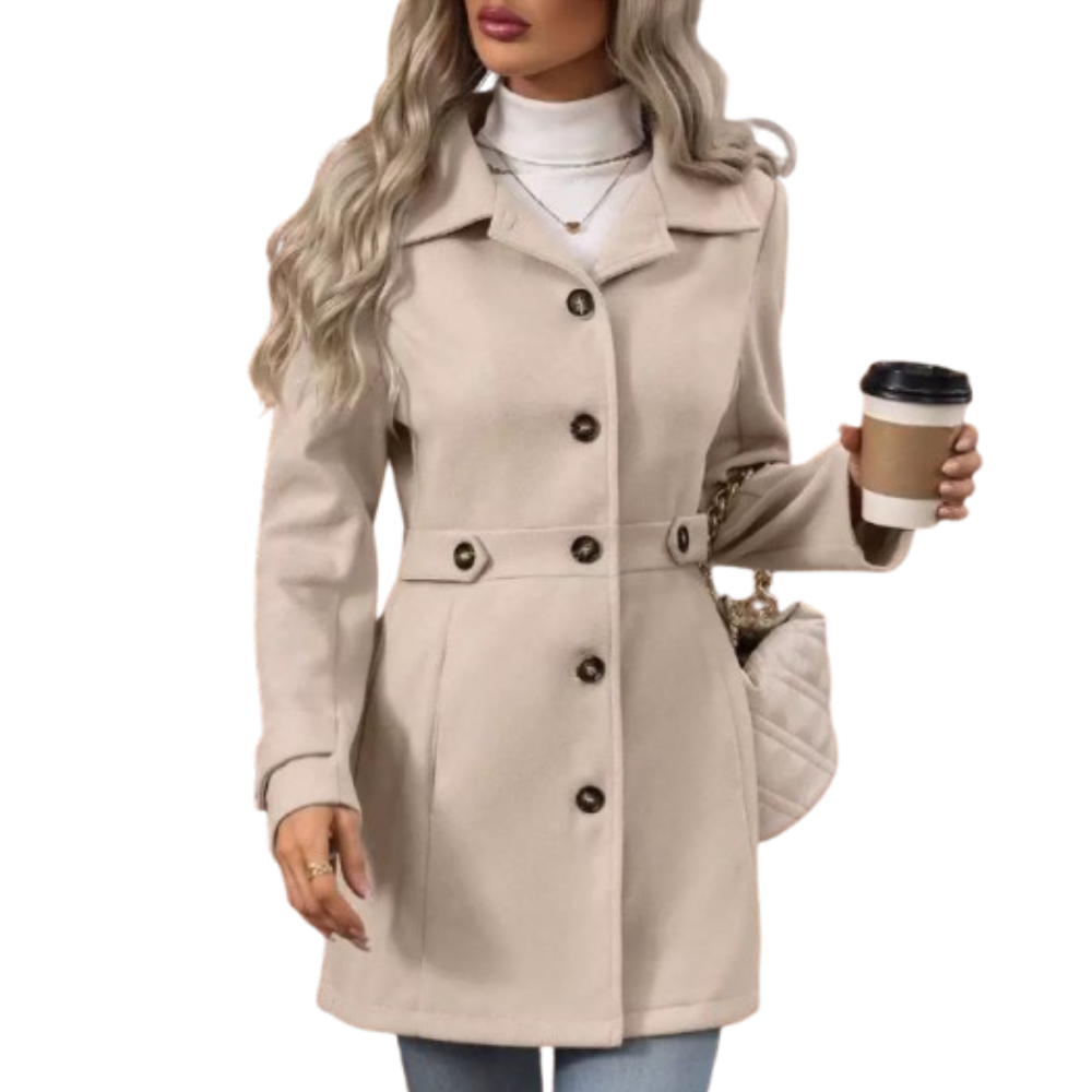 Elara | Timeless Belted Coat