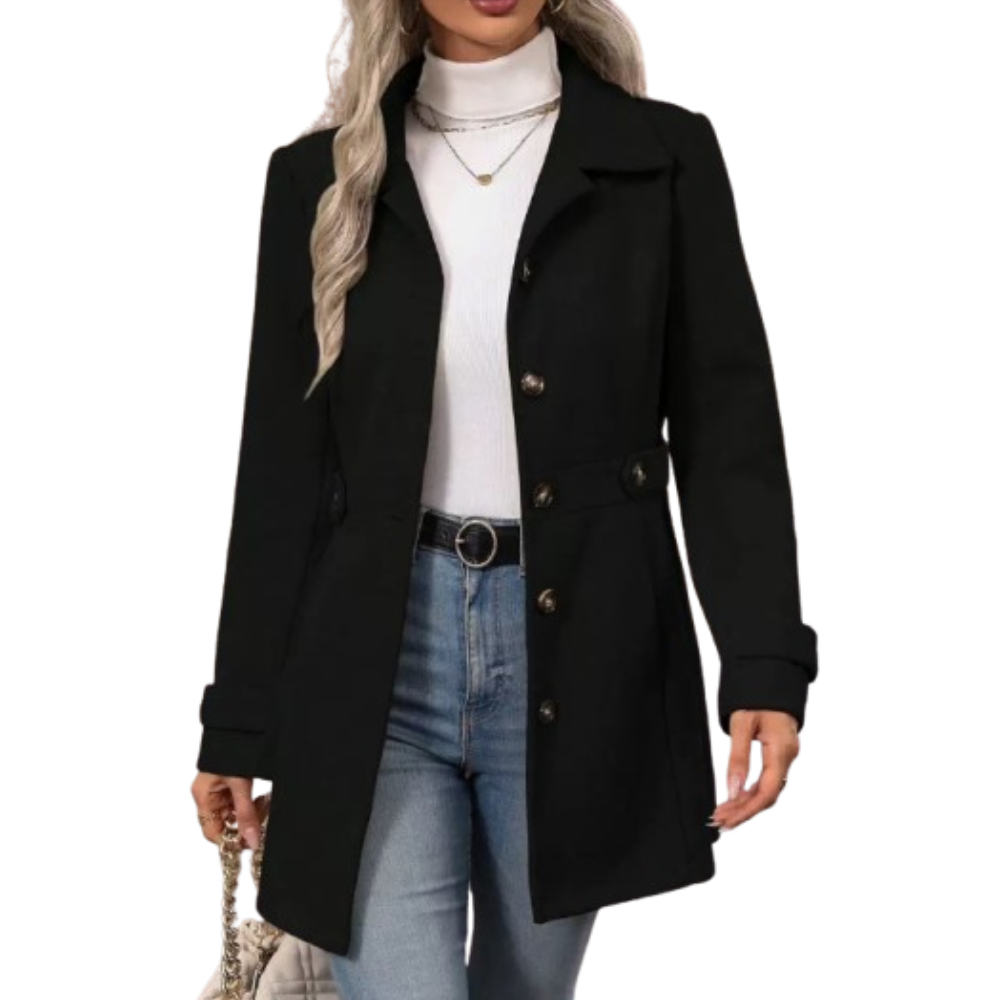 Elara | Timeless Belted Coat