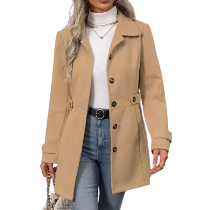 Elara | Timeless Belted Coat