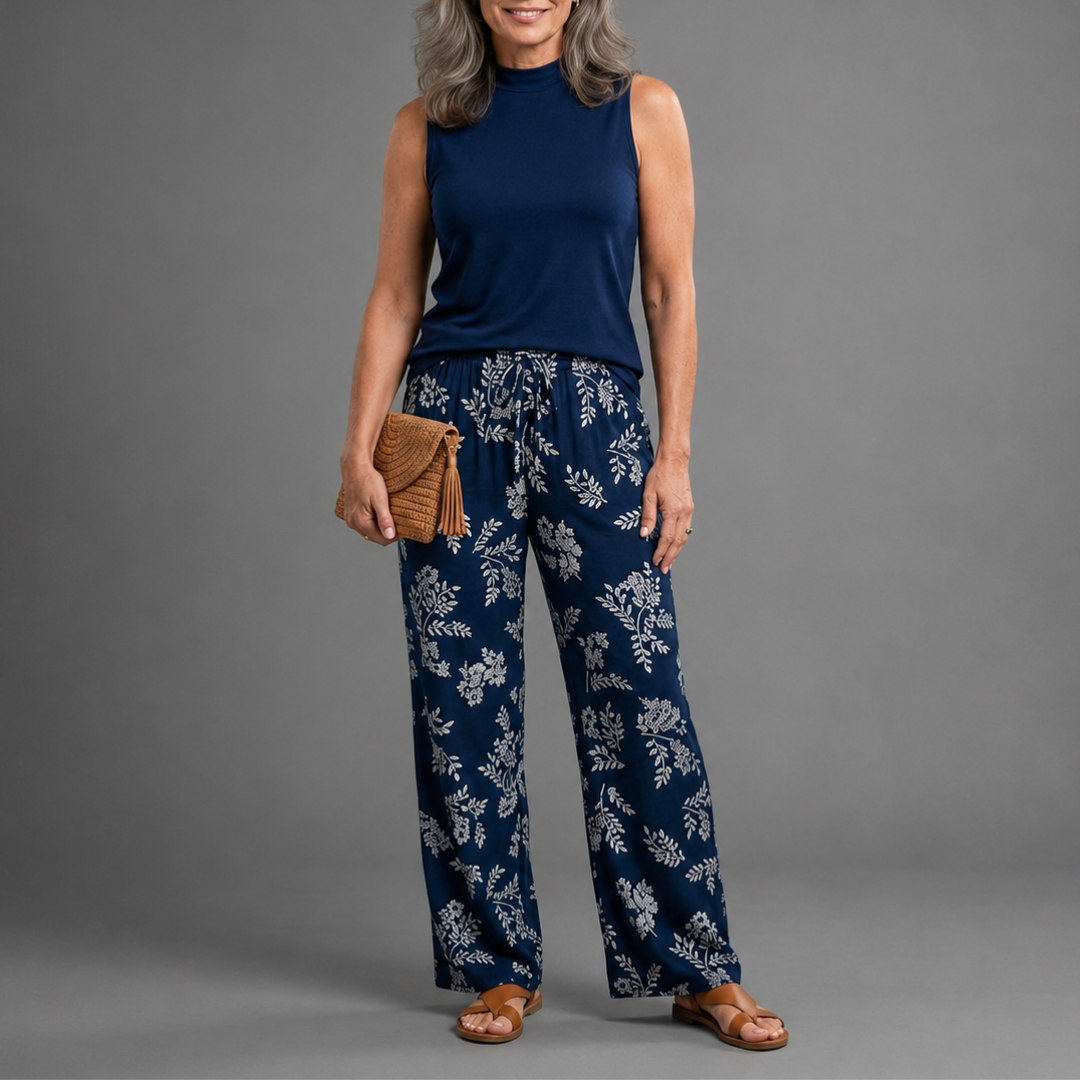 Ava | Coastal Bloom Two-Piece Set