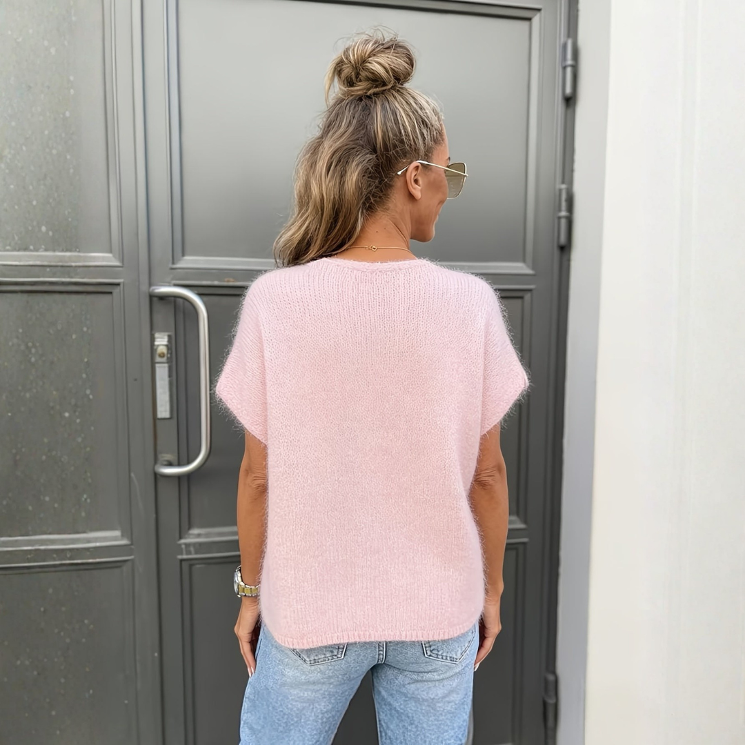 Mabel | Knit Button Vest