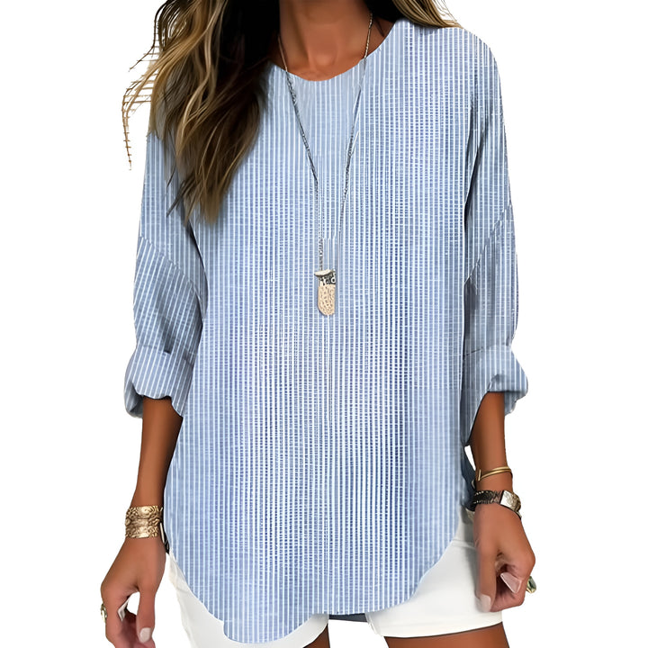 Rhea | Classic Striped Blouse
