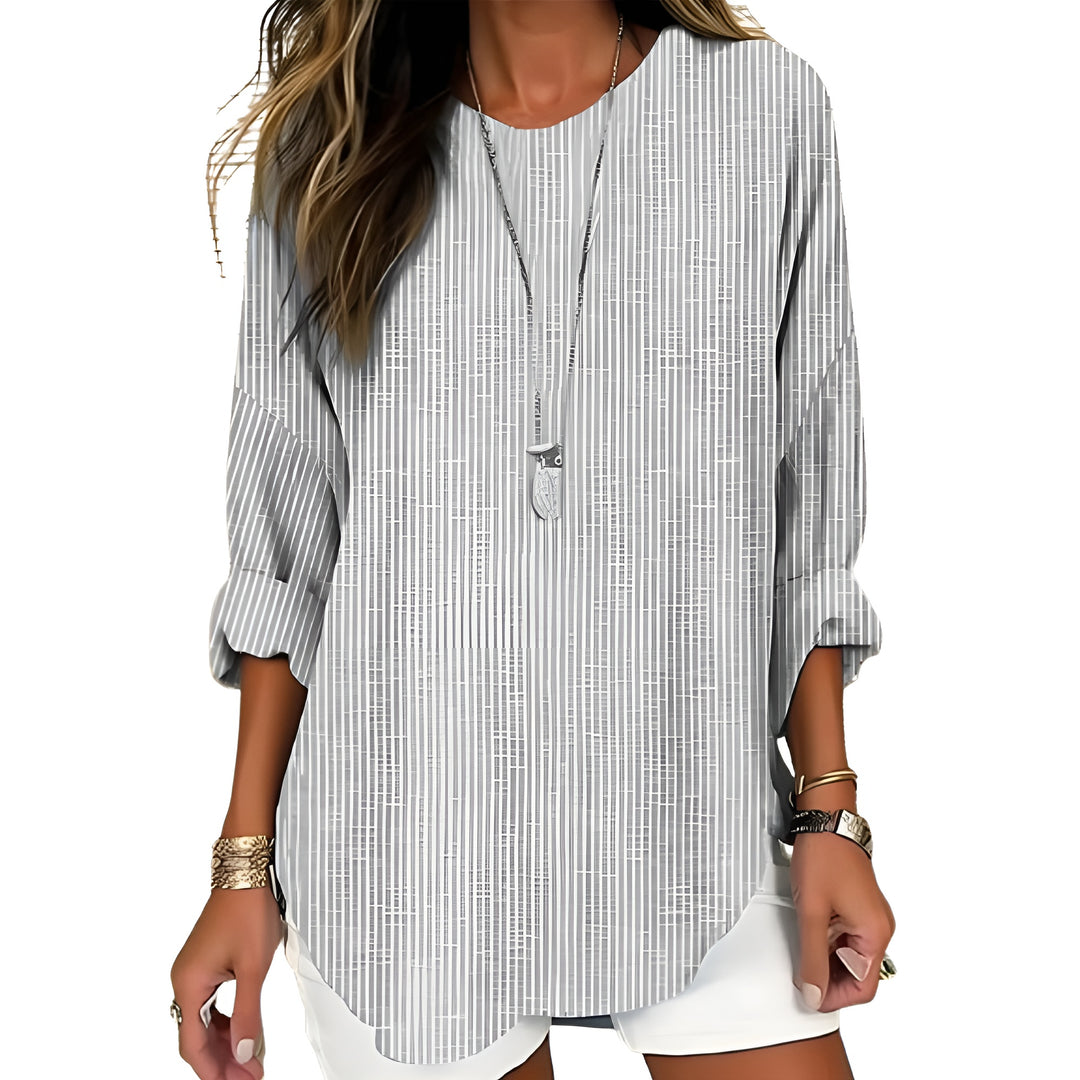 Rhea | Classic Striped Blouse