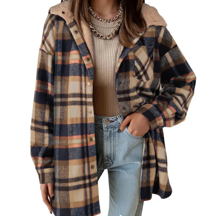Lily | Cozy Flannel Jacket