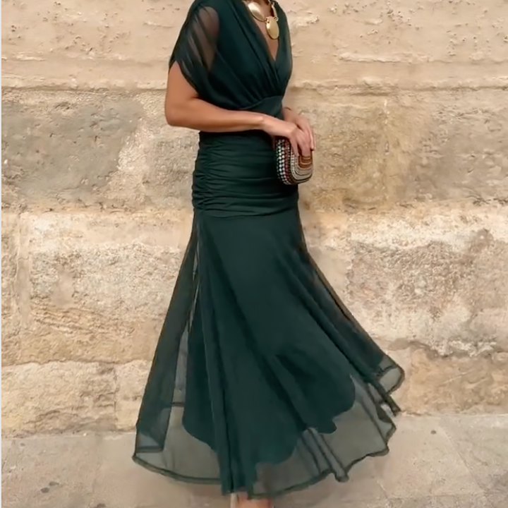 Lian | V-Neck Maxi Dres