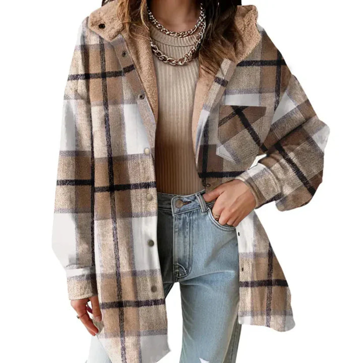 Lily | Cozy Flannel Jacket