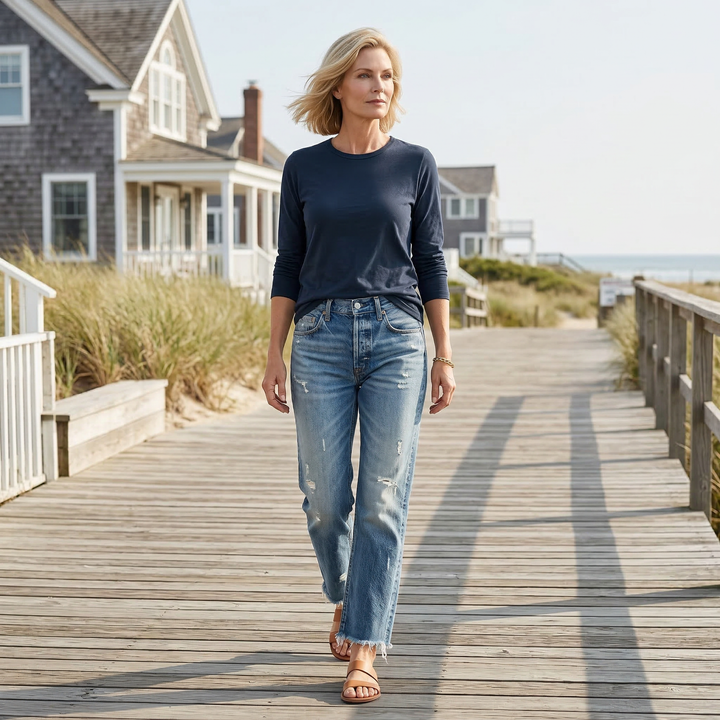 Zelda | Soft Stretch Cropped Jeans